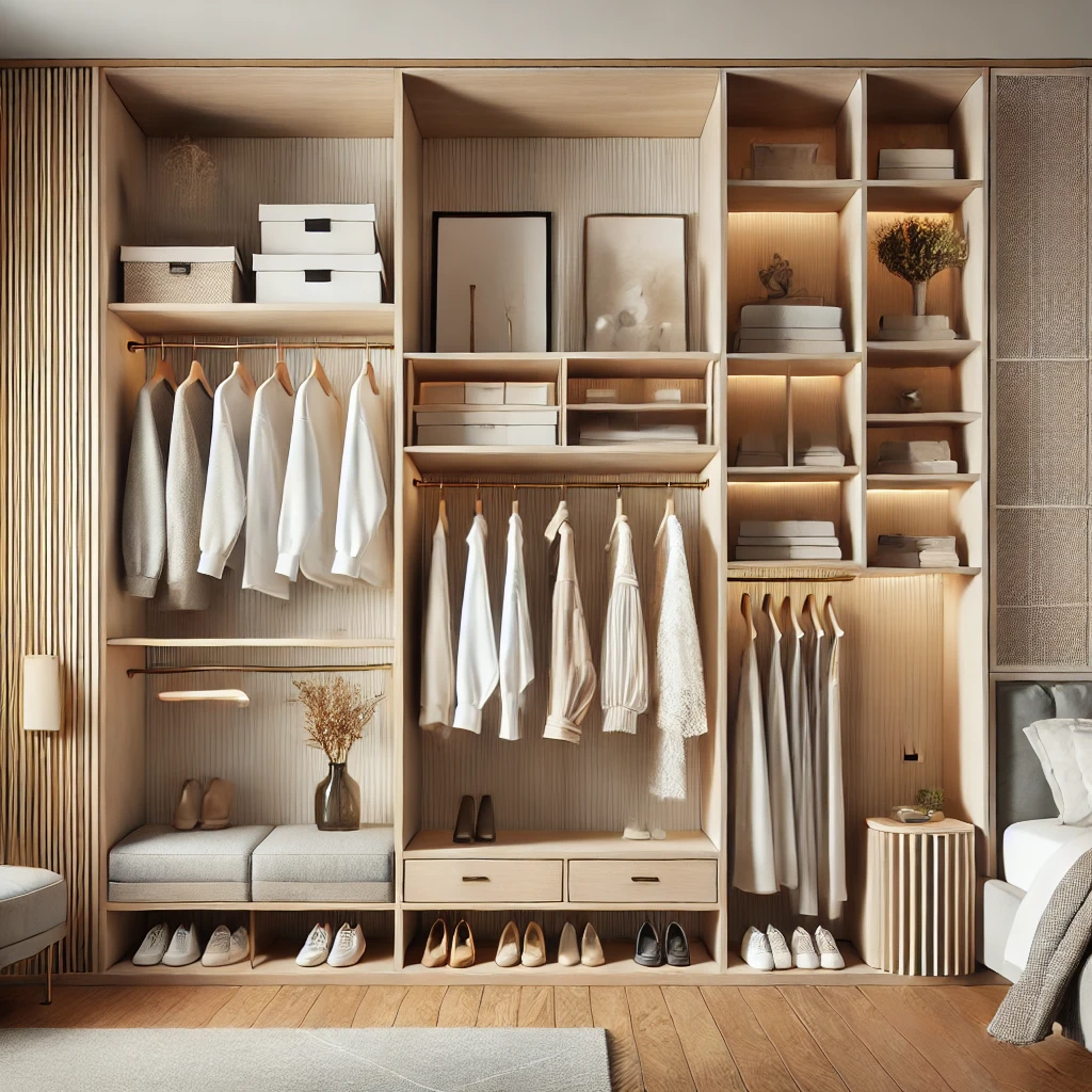 open wardrobe design