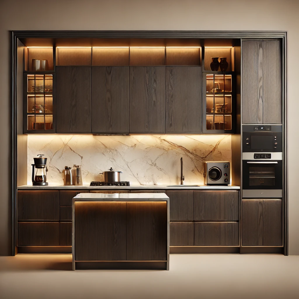 I-Shaped Kitchen Design