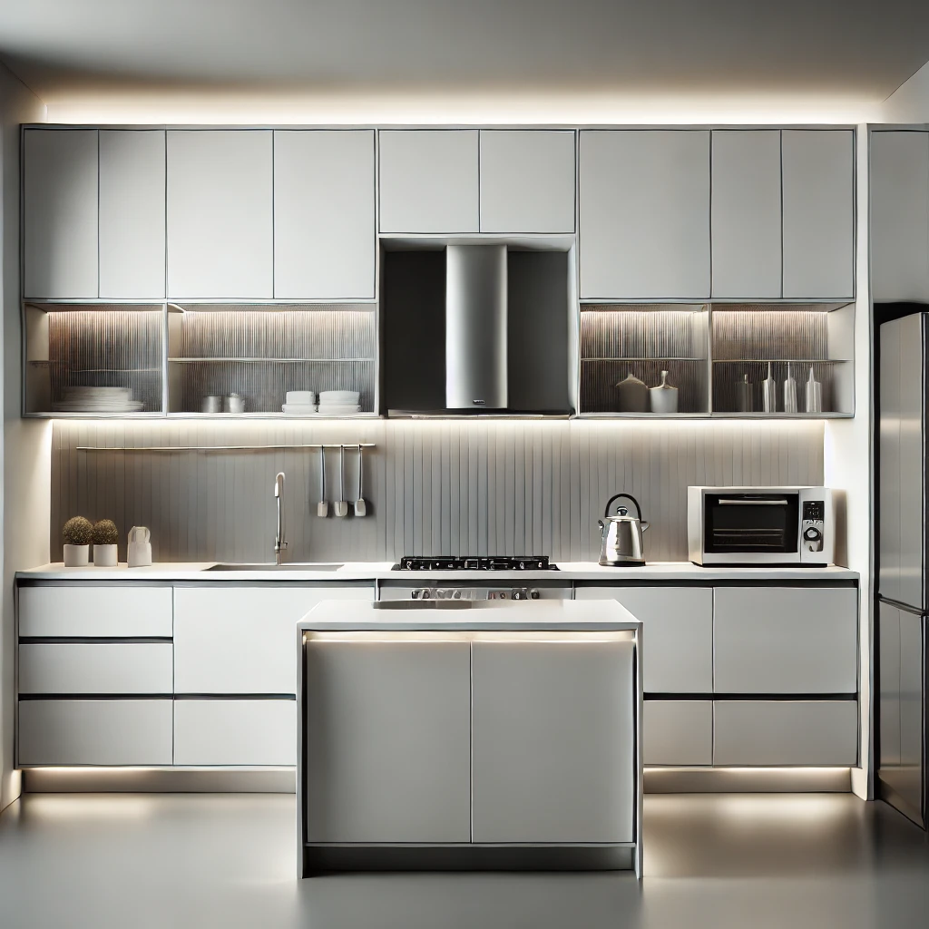 I-Shaped Kitchen Design